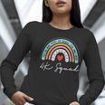 4K Squad Crew Team Teacher Kindergarten Kinder Elementary Women Long Sleeve T-Shirt, funny gift