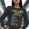 5th Grade Teacher Report Card Appreciation Men Women Women Long Sleeve T-Shirt, funny gift 5th Grade Teacher Report Card Appreciation Men Women Women Long Sleeve T-Shirt, funny gift