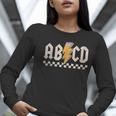 ABCD Back In Class First Day Back To School Teacher Student Women Long Sleeve T-Shirt, funny gift ABCD Back In Class First Day Back To School Teacher Student Women Long Sleeve T-Shirt, funny gift