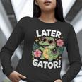 Alligator Later Gator Teacher Summer Last Day Fun Women Long Sleeve T-Shirt, funny gift