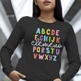 Alphabet ABC Elemeno Teacher Student Back To School Women Long Sleeve T-Shirt, funny gift Alphabet ABC Elemeno Teacher Student Back To School Women Long Sleeve T-Shirt, funny gift