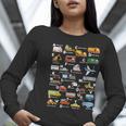 Alphabet Vehicles ABCs Learning Teachers Kids Boys Girls Women Long Sleeve T-Shirt, funny gift