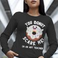 Art Teacher Halloween Donut Lover Costume Kawaii Monster Women Long Sleeve T-Shirt, funny gift Art Teacher Halloween Donut Lover Costume Kawaii Monster Women Long Sleeve T-Shirt, funny gift