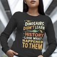 Back To School Dinosaur Social Studies Teacher Student Women Long Sleeve T-Shirt, funny gift Back To School Dinosaur Social Studies Teacher Student Women Long Sleeve T-Shirt, funny gift