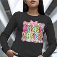 Back To School Kindergarten Preppy Teacher Girl Women Long Sleeve T-Shirt, funny gift Back To School Kindergarten Preppy Teacher Girl Women Long Sleeve T-Shirt, funny gift