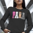 Back To School Teacher Para Preppy Checkered Para Life Women Long Sleeve T-Shirt, funny gift