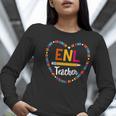 Back To School Tee ENL Teacher English New Language Squad Women Long Sleeve T-Shirt, English Teacher Shirts, funny gift