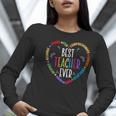 Best Teacher Ever Teacher Motivational Appreciation Women Long Sleeve T-Shirt, funny gift Best Teacher Ever Teacher Motivational Appreciation Women Long Sleeve T-Shirt, funny gift