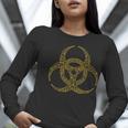 Bioengineering Biology Teacher Toxic Symbol Biohazard For Men Women Girls Kids Women Long Sleeve T-Shirt, funny gift