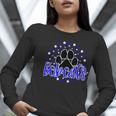 Blue Bobcats School Spirit Coquette Bow Mascot Teacher Women Long Sleeve T-Shirt, funny gift Blue Bobcats School Spirit Coquette Bow Mascot Teacher Women Long Sleeve T-Shirt, funny gift