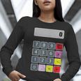 Calculator Math Teacher Halloween Costumes Women Men Adults Women Long Sleeve T-Shirt, funny gift