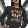 All Is Calm Xmas Kindergarten Christmas Season Teacher Women Long Sleeve T-Shirt, funny gift All Is Calm Xmas Kindergarten Christmas Season Teacher Women Long Sleeve T-Shirt, funny gift