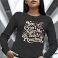 You Can't Scare Me I Teach Preschool Teacher Halloween Witch Women Long Sleeve T-Shirt, funny gift