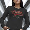 Captain Chaos Shirt For Parent Teacher Or Crazy Child Women Long Sleeve T-Shirt, funny gift