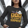 Chemistry Boo The Element Of Surprise Science Teacher Women Long Sleeve T-Shirt, Science Teacher Shirts, funny gift Chemistry Boo The Element Of Surprise Science Teacher Women Long Sleeve T-Shirt, Science Teacher Shirts, funny gift