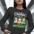 Chillin With My Pre-K Snowmies Christmas Teacher Xmas Women Long Sleeve T-Shirt, funny gift