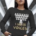 Choir Teacher Shirt I Hear Voices Chorister Tee Women Long Sleeve T-Shirt, funny gift Choir Teacher Shirt I Hear Voices Chorister Tee Women Long Sleeve T-Shirt, funny gift