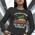 Christmas Teacher Squad Festive Car Tree Lights Xmas Women Long Sleeve T-Shirt, funny gift