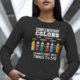 Complementary Colors Pun Artist Art Teacher T-Shirt Women Long Sleeve T-Shirt, funny gift Complementary Colors Pun Artist Art Teacher T-Shirt Women Long Sleeve T-Shirt, funny gift