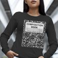 Composition Book Notebook Teachers Matching Group Halloween Women Long Sleeve T-Shirt, funny gift Composition Book Notebook Teachers Matching Group Halloween Women Long Sleeve T-Shirt, funny gift