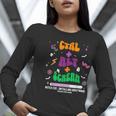 Computer Teacher Spooky Halloween Technology STEM Engineer Women Long Sleeve T-Shirt, funny gift