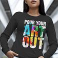 Cool Artist For Men Women Painter Art Teacher Paint Artists Women Long Sleeve T-Shirt, funny gift