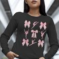 Coquette Bow Ballet Dance Teacher Coquette Women Dancing Women Long Sleeve T-Shirt, funny gift Coquette Bow Ballet Dance Teacher Coquette Women Dancing Women Long Sleeve T-Shirt, funny gift