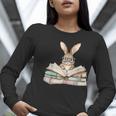 Cute Reading Bunny Glasses Books Bookworm Reader Teacher Women Long Sleeve T-Shirt, funny gift Cute Reading Bunny Glasses Books Bookworm Reader Teacher Women Long Sleeve T-Shirt, funny gift