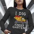 I Dig Kindergarten Student Teacher Construction First Day Women Long Sleeve T-Shirt, funny gift I Dig Kindergarten Student Teacher Construction First Day Women Long Sleeve T-Shirt, funny gift