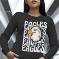 Eagles School Sports Fan Team Spirit Teacher Parent Student Women Long Sleeve T-Shirt, funny gift Eagles School Sports Fan Team Spirit Teacher Parent Student Women Long Sleeve T-Shirt, funny gift
