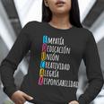 Educar Bilingual Spanish Teacher Women Long Sleeve T-Shirt, funny gift