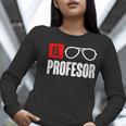 El Professor Money Costume Profesor Glasses Men Teacher Gift Women Long Sleeve T-Shirt, funny gift El Professor Money Costume Profesor Glasses Men Teacher Gift Women Long Sleeve T-Shirt, funny gift