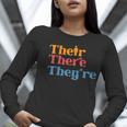 English Teacher Their There Theyre Grammar Men Women Women Long Sleeve T-Shirt, English Teacher Shirts, funny gift English Teacher Their There Theyre Grammar Men Women Women Long Sleeve T-Shirt, English Teacher Shirts, funny gift