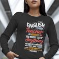 English Teacher Women Long Sleeve T-Shirt, English Teacher Shirts, funny gift