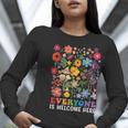 Everyone Is Welcome Here Tshirt Idaho Teacher Support Retro Women Long Sleeve T-Shirt, funny gift Everyone Is Welcome Here Tshirt Idaho Teacher Support Retro Women Long Sleeve T-Shirt, funny gift