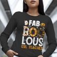Faboolous ESL ESOL Teacher Spooky Teacher Halloween Costume For Men Women Women Long Sleeve T-Shirt, Esl Teacher Shirts, funny gift