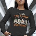 Are You Fall-O-Ween Directions Halloween TeacherGhost Book Women Long Sleeve T-Shirt, funny gift