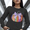 Fall Pumpkin Books Lover Halloween Teacher Teaching Staff Women Long Sleeve T-Shirt, funny gift Fall Pumpkin Books Lover Halloween Teacher Teaching Staff Women Long Sleeve T-Shirt, funny gift
