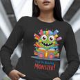 Feed The Reading Monster Halloween Teacher Women Long Sleeve T-Shirt, funny gift Feed The Reading Monster Halloween Teacher Women Long Sleeve T-Shirt, funny gift