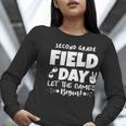 Field Day Second 2nd Grade Orange 2025 Boy Girl Teacher Women Long Sleeve T-Shirt, 2nd Grade Teacher Shirts, funny gift