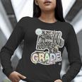 First Day Of Fifth Grade Composition Notebook Teacher Women Long Sleeve T-Shirt, First Grade Teacher Shirts, funny gift First Day Of Fifth Grade Composition Notebook Teacher Women Long Sleeve T-Shirt, First Grade Teacher Shirts, funny gift