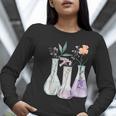 Flowers Test Tube Chemistry Student Science Teacher Women Women Long Sleeve T-Shirt, Science Teacher Shirts, funny gift Flowers Test Tube Chemistry Student Science Teacher Women Women Long Sleeve T-Shirt, Science Teacher Shirts, funny gift