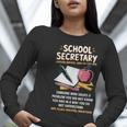 Front Office Teacher Admin Meaning School Secretary Women Long Sleeve T-Shirt, funny gift Front Office Teacher Admin Meaning School Secretary Women Long Sleeve T-Shirt, funny gift