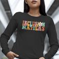 Gnoovy Vintage Inclusion Matters Special Education Teacher Women Long Sleeve T-Shirt, funny gift