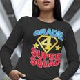 Grade 4 Super Squad Superhero Teacher Team Women Long Sleeve T-Shirt, Super Teacher Shirts, funny gift Grade 4 Super Squad Superhero Teacher Team Women Long Sleeve T-Shirt, Super Teacher Shirts, funny gift