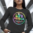 Groovy Life Skills Squad Teacher Special Ed SPED Team Crew Women Long Sleeve T-Shirt, Groovy Teacher Shirts, funny gift Groovy Life Skills Squad Teacher Special Ed SPED Team Crew Women Long Sleeve T-Shirt, Groovy Teacher Shirts, funny gift