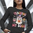 Groovy Teaching My Boos Teacher Ghost Halloween Teacher Women Long Sleeve T-Shirt, Groovy Teacher Shirts, funny gift Groovy Teaching My Boos Teacher Ghost Halloween Teacher Women Long Sleeve T-Shirt, Groovy Teacher Shirts, funny gift