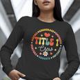 Groovy Title 1 Crew Cute Title 1 Reading Teacher Men Women Kids Women Long Sleeve T-Shirt, Groovy Teacher Shirts, funny gift Groovy Title 1 Crew Cute Title 1 Reading Teacher Men Women Kids Women Long Sleeve T-Shirt, Groovy Teacher Shirts, funny gift