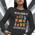 We All Grow At Different Rates Back To School Teacher Women Long Sleeve T-Shirt, funny gift We All Grow At Different Rates Back To School Teacher Women Long Sleeve T-Shirt, funny gift