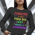 Growth Mindset Teacher Positive Message Inspirational Quote Women Long Sleeve T-Shirt, funny gift